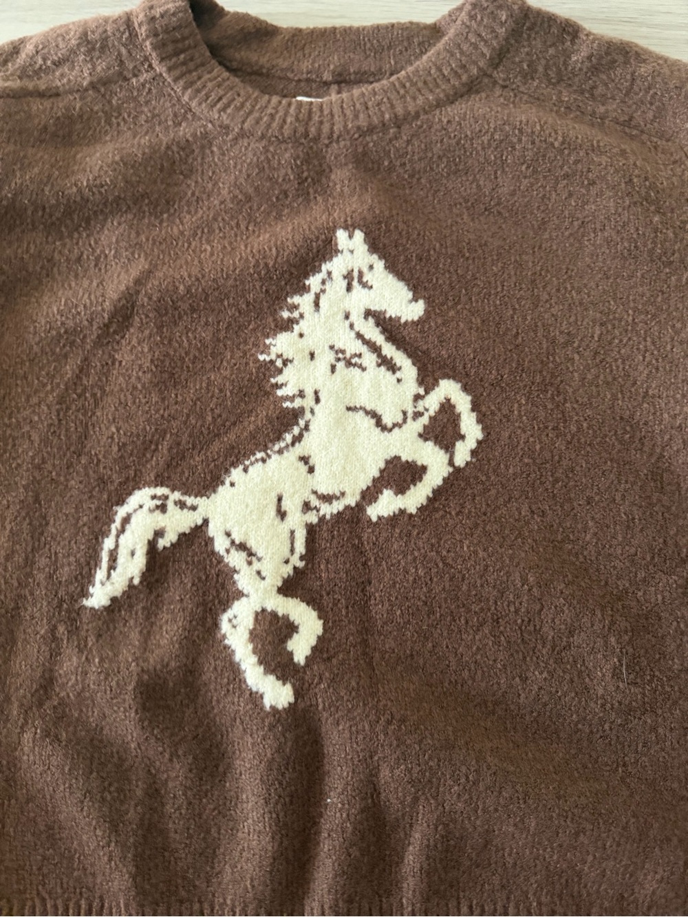 Abercrombie and Fitch Horse Sweater - Picture 3 of 4